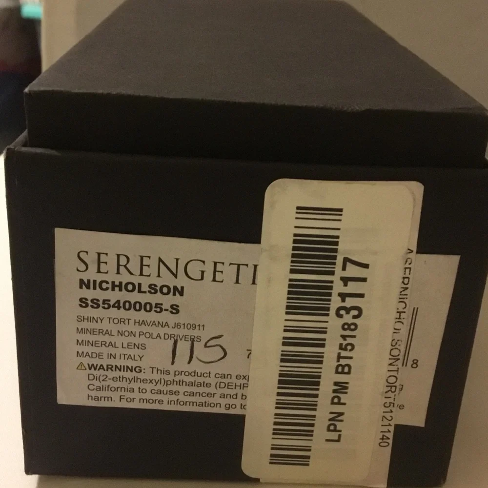 Serengeti Nicholson Tortoise Frame Sunglasses Polarized Men . - Picture 8 of 8